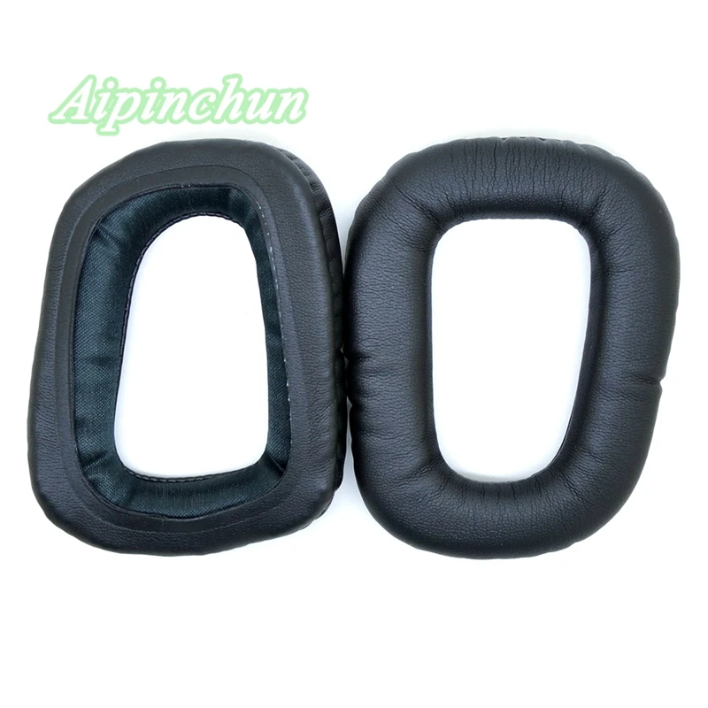 

Черные амбушюры Aipinchun 1 пара, сменные амбушюры, подушка для наушников Logitech G35 G930 G430 F450, гарнитура для наушников