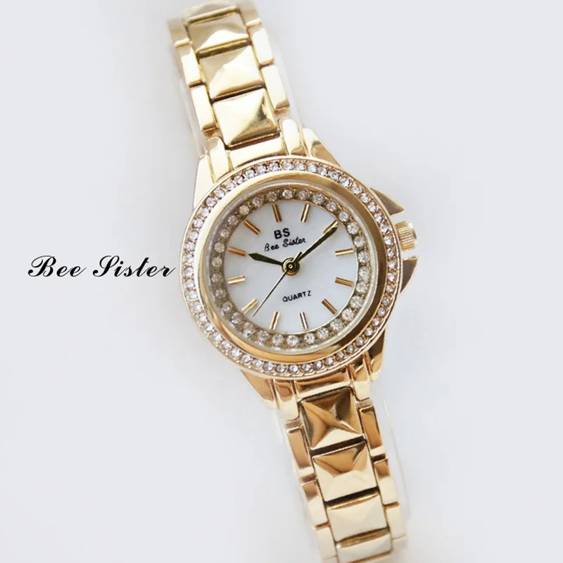 Часы наручные BS женские кварцевые брендовые модные роскошные повседневные с