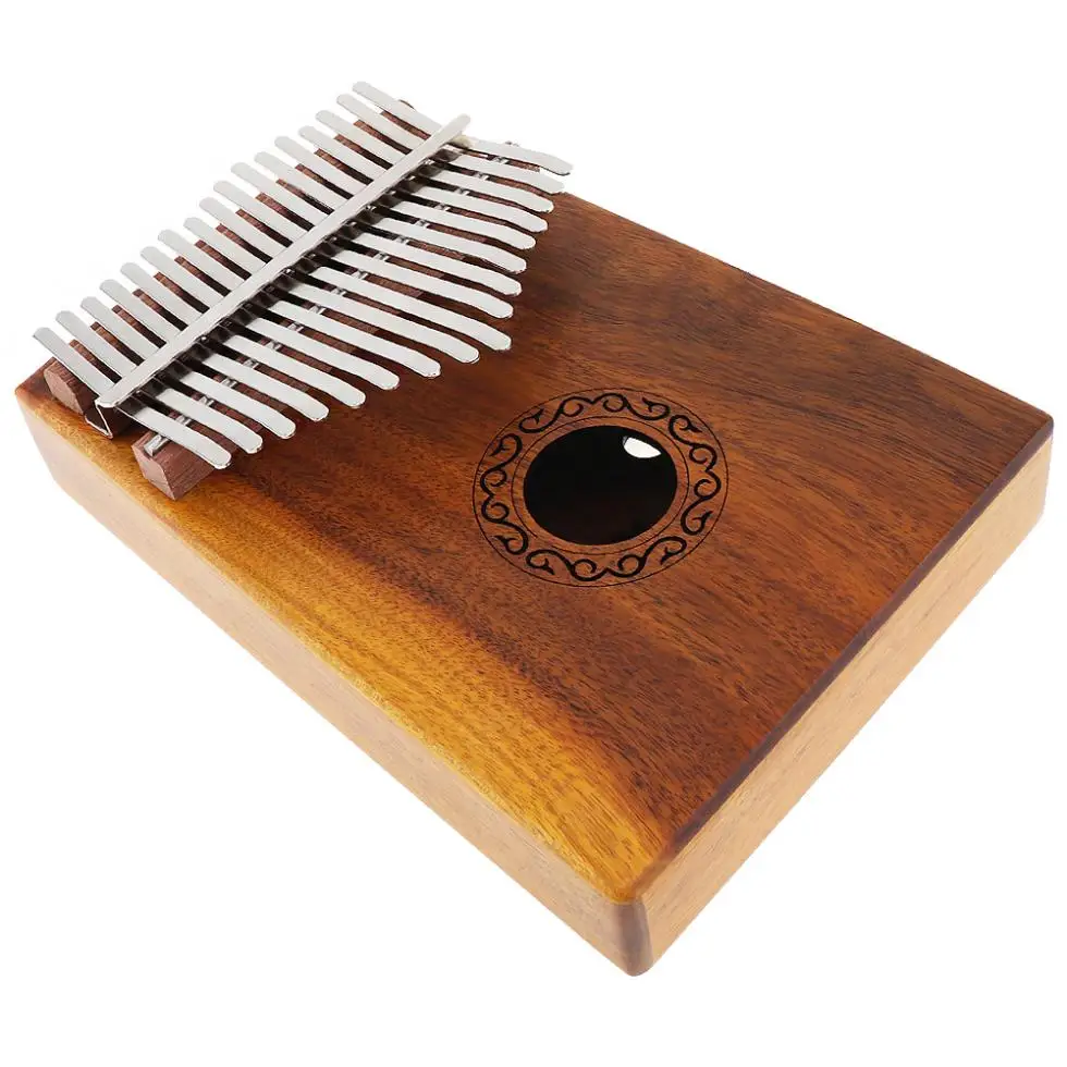 

SLADE 17 Key Kalimba Single Board Solid Acacia Wood Thumb Piano Mbira Natural Keyboard Instrument with Complete Accessories