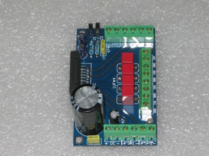 DYKB TDA7388 41 Вт + 4 канальный аудио усилитель мощности плата BTL для 12 В автомобильного
