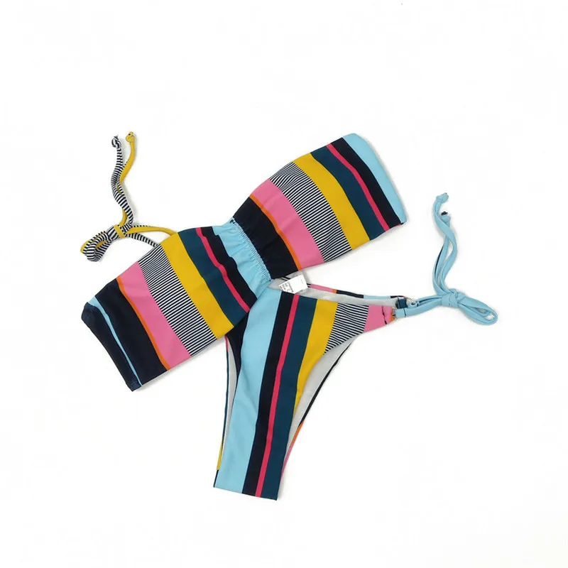 SAKKUS 2019 сексуальный комплект бикини с лямкой на шее женский купальник