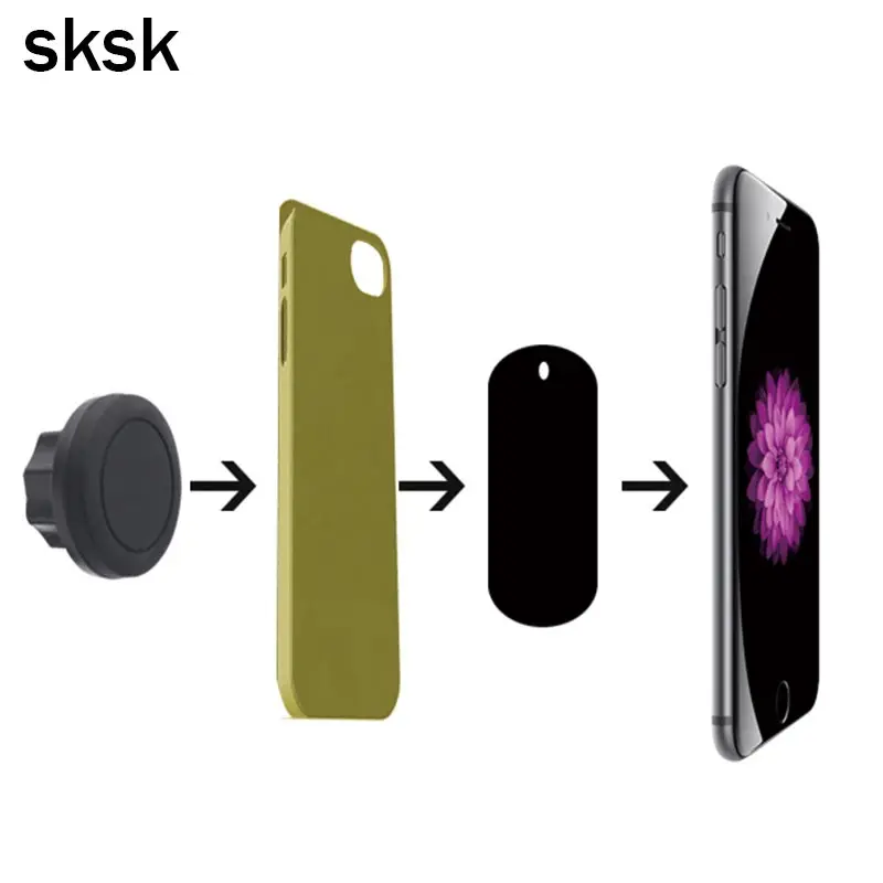 Магнитный держатель для телефона на лобовое стекло SKSK iPad iPhone 7 8 Plus X Samsung |
