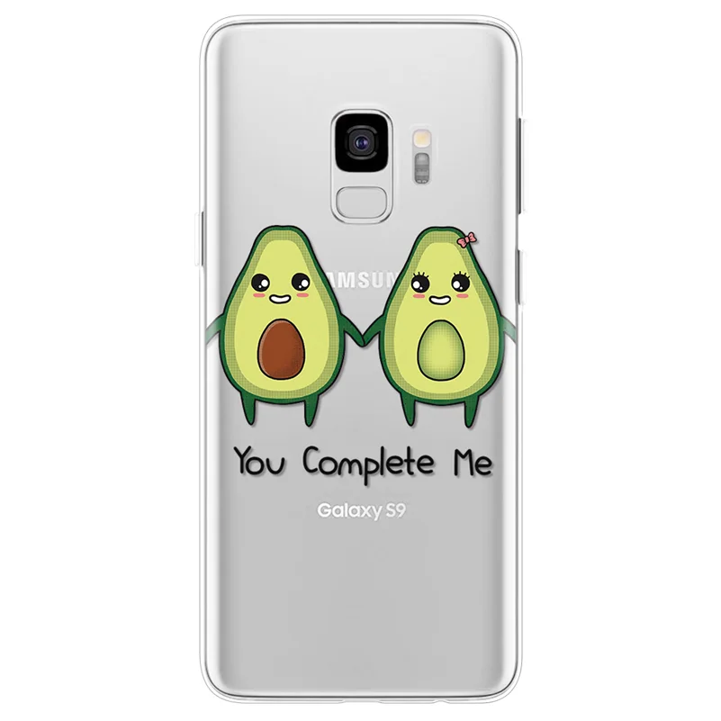nygslas Для samsung Galaxy A10 A20e A30 A40 A50 A70 M10 M20 M30 S7 S8 S9 S10 плюс S10e Note 8 9 J4 J6 плюс A9 A7 ТПУ авокадо чехол - Цвет: nygslas