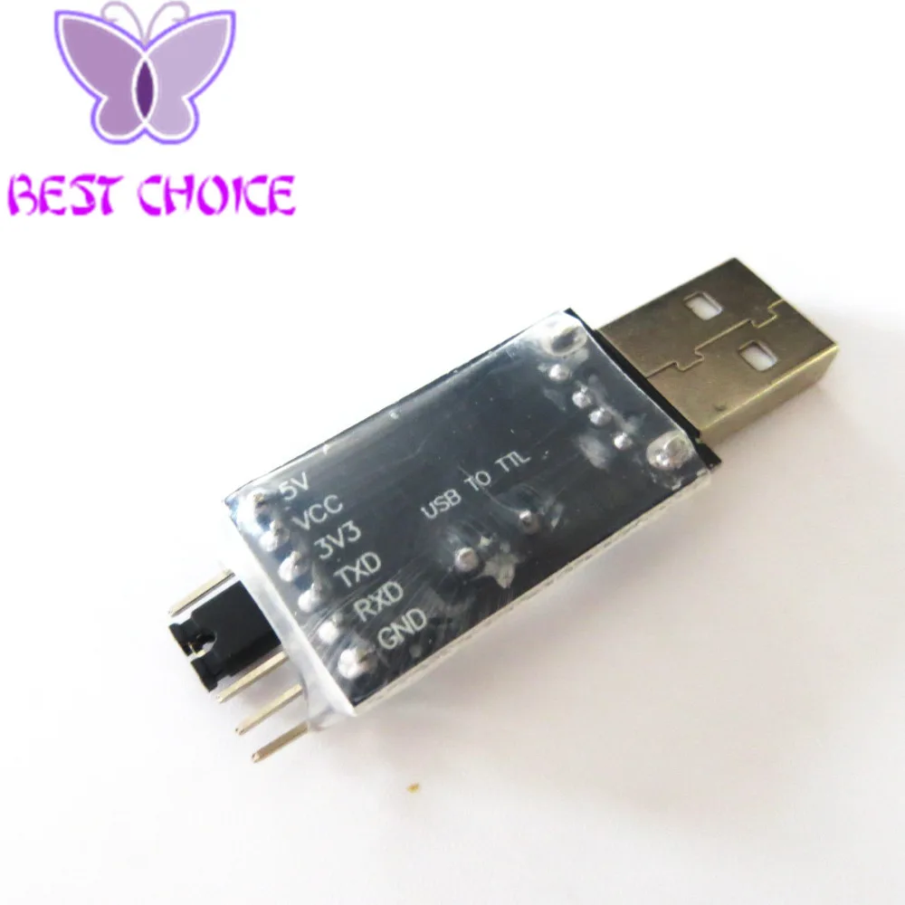 Бесплатная доставка CH340G CH340 последовательный преобразователь USB 2 0 в TTL 6PIN модуль