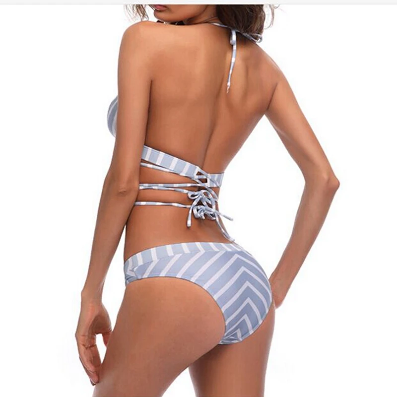 2018 женский сексуальный комплект бикини пуш ап с мягкой неоновой повязкой