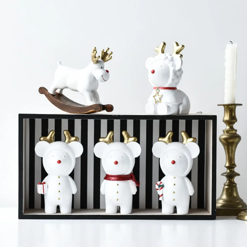 Креативные маленькие украшения для гостиной и офиса подарок на Рождество день