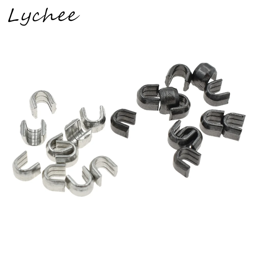 Lychee 150 шт. 5 # Высокое качество U образная металлическая застежка молния DIY Швейные