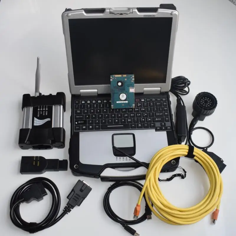 Icom для Bmw Wi Fi следующий диагностический тестер с ноутбуком Toughbook CF 30 сенсорный