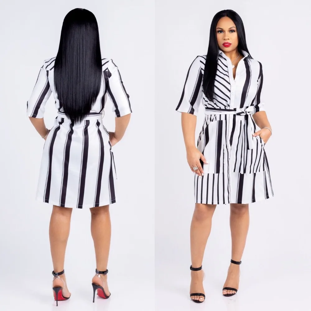

New Design Women Collar Style Fashion Casual Blouse Women Dresses