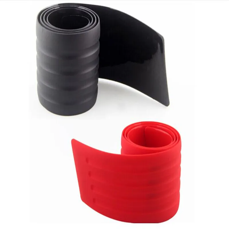 Автомобильный Стайлинг резиновый Задний защитный бампер для багажника Накладка