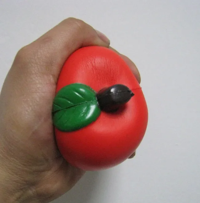 Бесплатная доставка 7 см из искусственной кожи мягкого вспененного материала apple