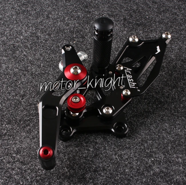 CNC алюминиевый сплав регулируемые мотоциклетные колышки для 2008 2012 Ninja K250 Black|motorcycle