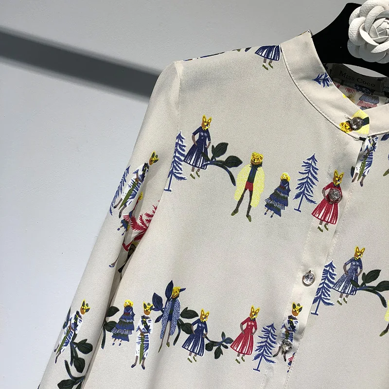 Корейский стиль лето Для женщин платье с мультипликационным принтом Vestido