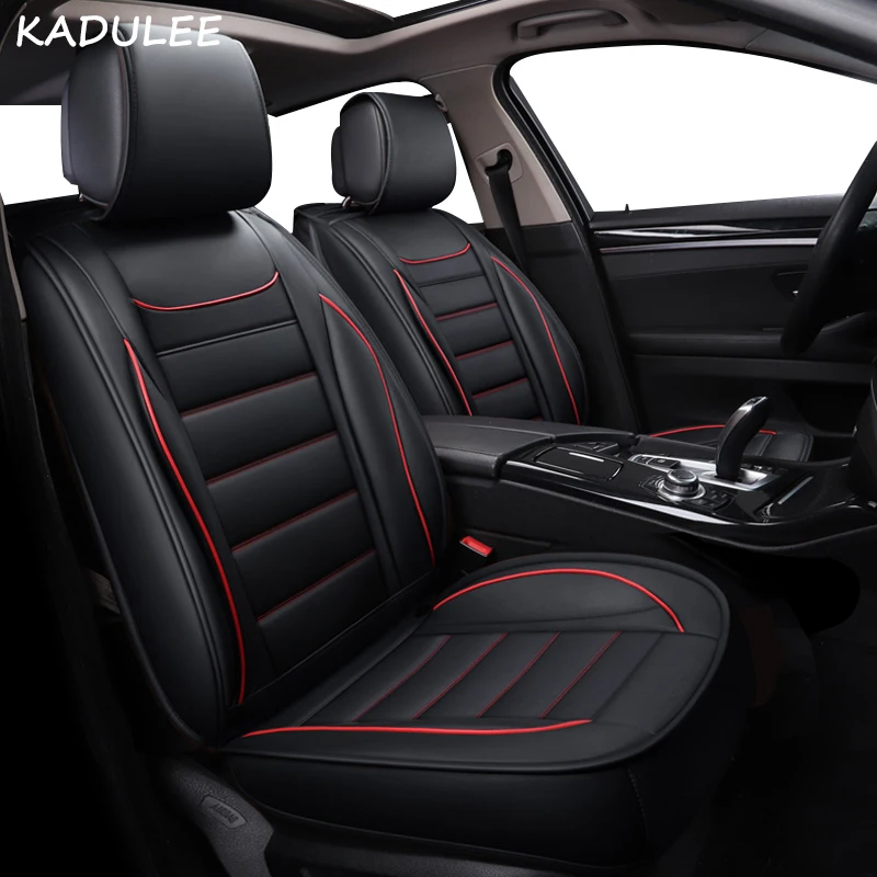 Kadulee искусственная кожа универсальные чехлы сидений автомобиля для Citroen все модели c4 c5 c3 C6 Elysee Xsara C-Quatre Picasso Авто Стайлинг