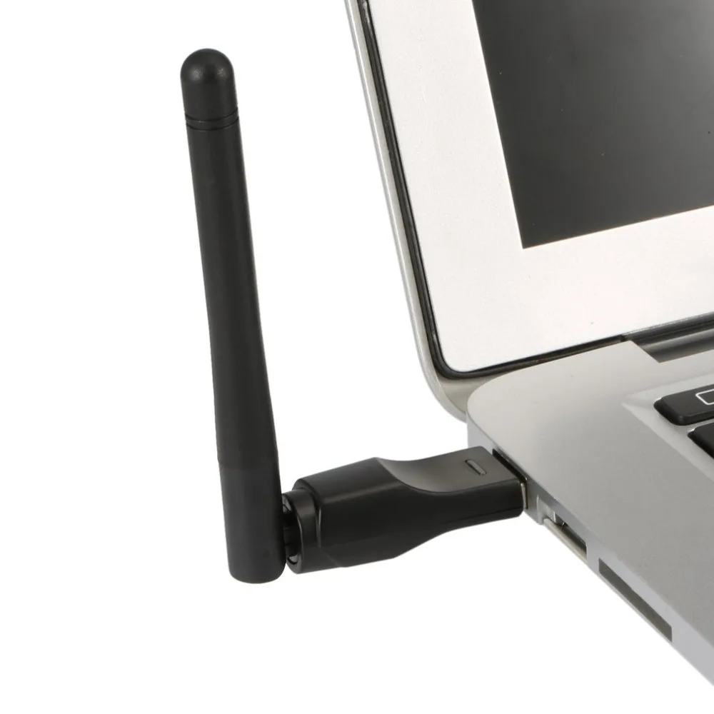 Мини беспроводной Wi Fi адаптер 150 Мбит/с 20dBm антенна USB2.0 Wifi приемник сетевая карта