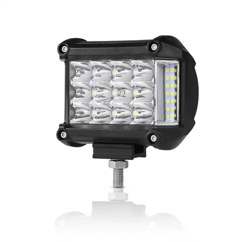 Oslamp 3 ряд 4 дюйма 57W светодиодный Подсветка внедорожный светодиодный бар светильник грузовики Лодка ATV 4x4 4WD 12v 24v LED пятно света прожекторы дальнего света головной светильник