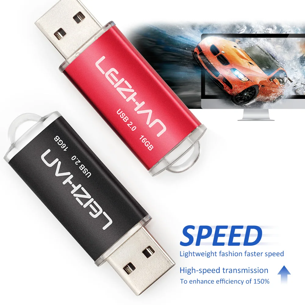 LEIZHAN USB флеш накопитель 64 ГБ 32 16 8 4 Гб новинка 2019 года|USB флэш-накопители| |