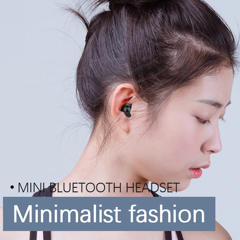 Мини-Беспроводная гарнитура Bluetooth Невидимый бизнес-наушники Моно канала