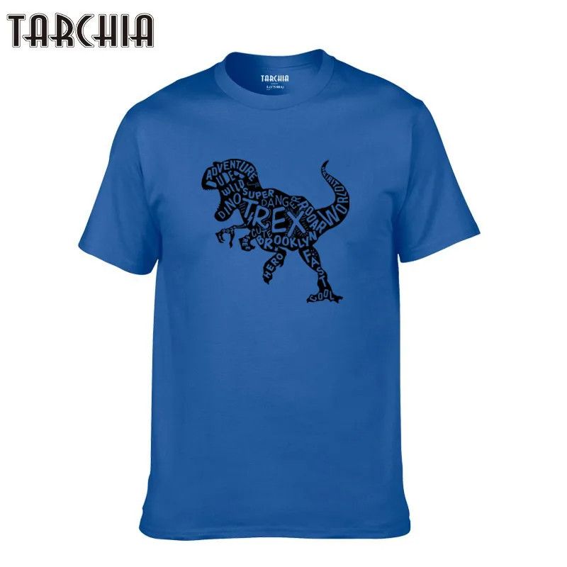 TARCHIA 2021 Новая модная мужская футболка хлопковая с коротким рукавом летняя Стиль