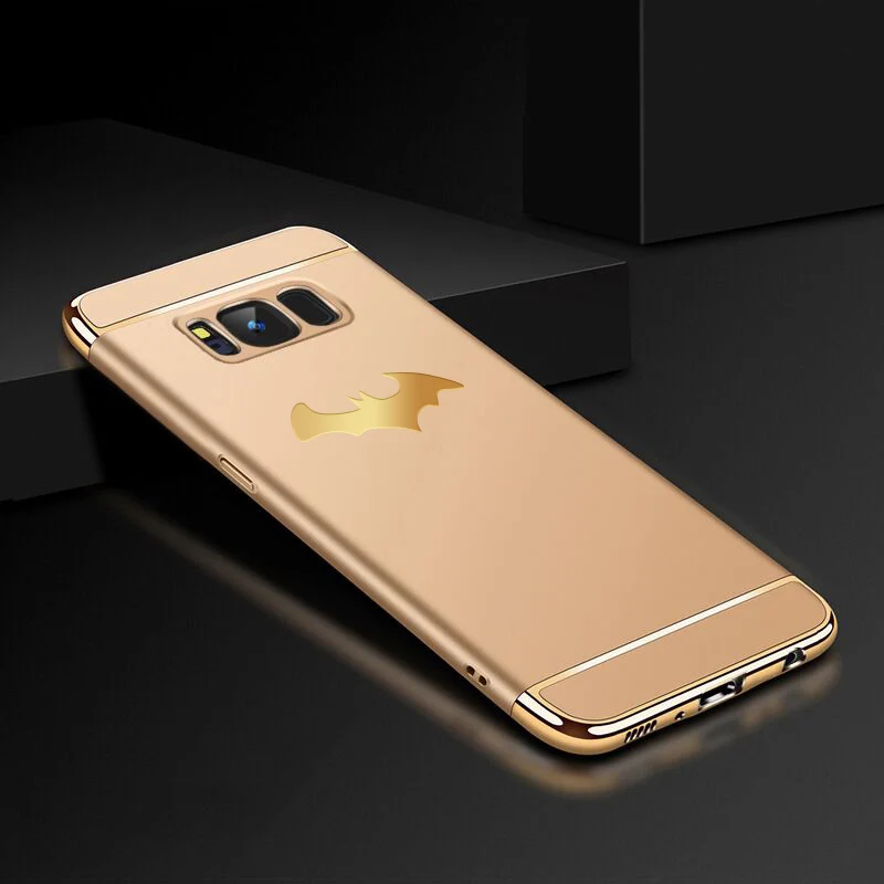 Роскошный чехол 3 в 1 покрытие Бэтмен телефон чехол s для samsung Galaxy S8 S9 S10 Plus Note 9 Mate 8 крышка A3 A5 A7 A6 A8 A9 Coque