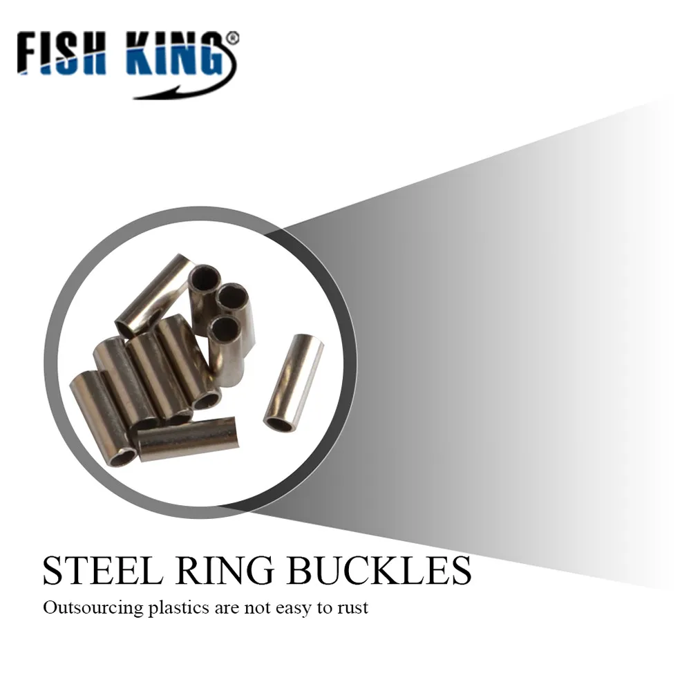 FISH KING 10 м 60LB-120LB проволока с нейлоновым покрытием рыболовная леска стальные