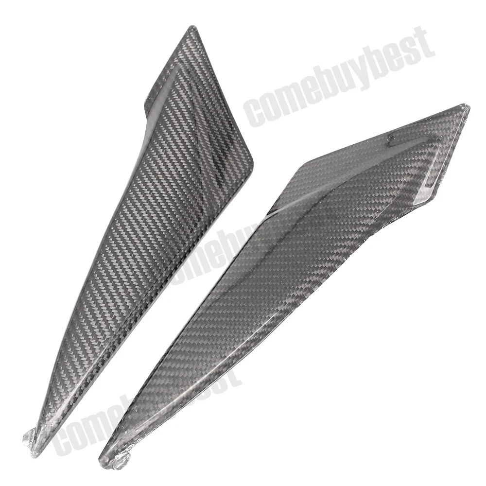 2 шт. черный карбоновый бак боковая крышка панели обтекатель для Suzuki GSXR600 GSXR750 2011