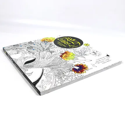 Цветы и ночь watcher раскраска для взрослых детей антистрессовая книжка livre coloriage adulte