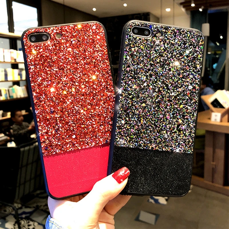 Роскошный блестящий чехол для iphone 7 8 Plus 6 s S силиконовый XS Max XR iPhone 8X10 s|Бамперы| |