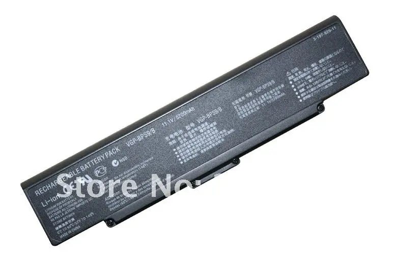 6 ячеек Аккумулятор для ноутбука sony VGN-AR53DB VGP-BPS9/S BPL9 BPS9A/B BPS10 BPS9B BPS9/B PCG-8W1M Черный