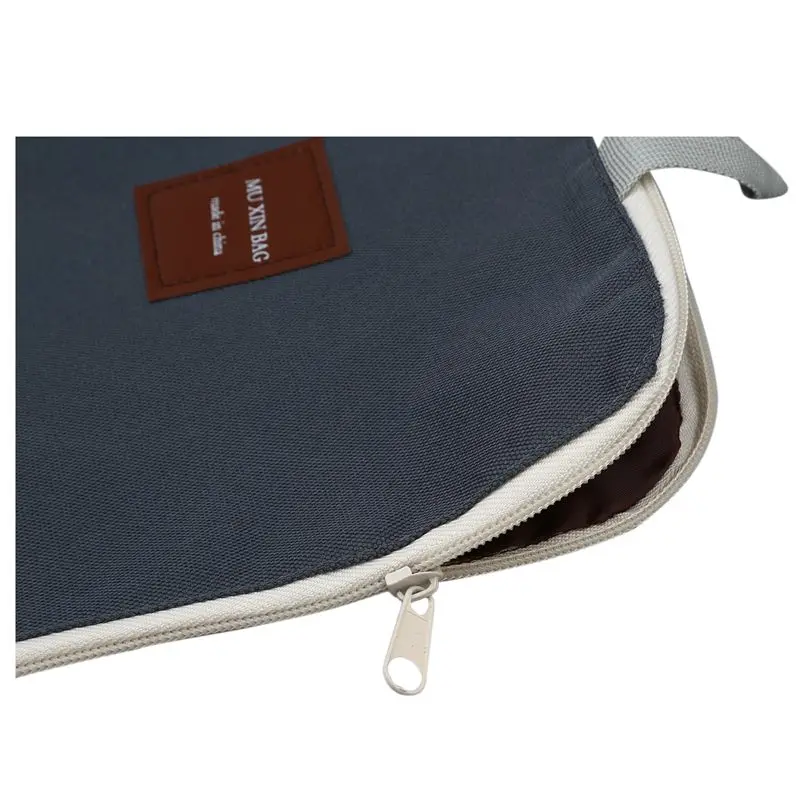 Простой однотонный А4 большой вместительный пакет для документов деловой