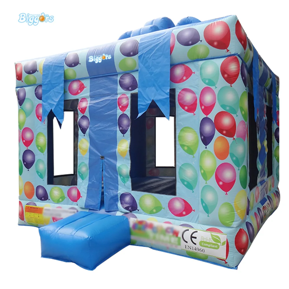 

PVC Small Gift Box Shape Inflatable Bounce House Bouncy Castle With Blower