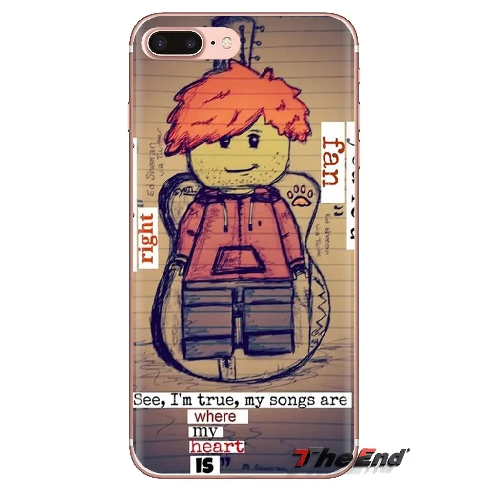 Ed Sheeran Song цитаты для Xiaomi Redmi 4A S2 Note 3 3S 4 4X 5 Plus 6 7 6A Pro Pocophone F1 прозрачные мягкие чехлы |