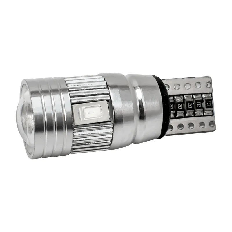 10X T10 W5W 168 501 194 CANBUS без ошибок OBC 6 SMD 5630 5730 светодиодный с прожектором объектива