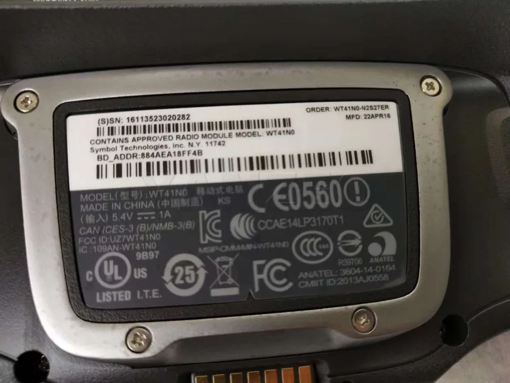 Абсолютно Новый WT41N0 N2S27ER для Zebra Symbol Motorola беспроводной сканер штрих кода с