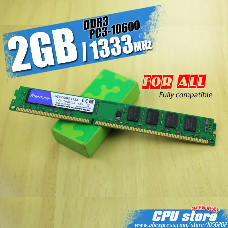 Atermiter PC Память RAM Memoria модуль настольный компьютер DDR3 8GB 4GB 2GB PC3 1333 1600 1333MHZ 1600MHZ 1866MHZ 12800 2G 4G 8G