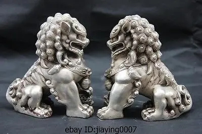 Украшение для сада тибетское серебро чисто подписанный Китайский Королевский