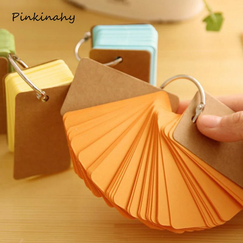 Милые кавайные конфеты красочные чистая крафт бумага блокноты портативные