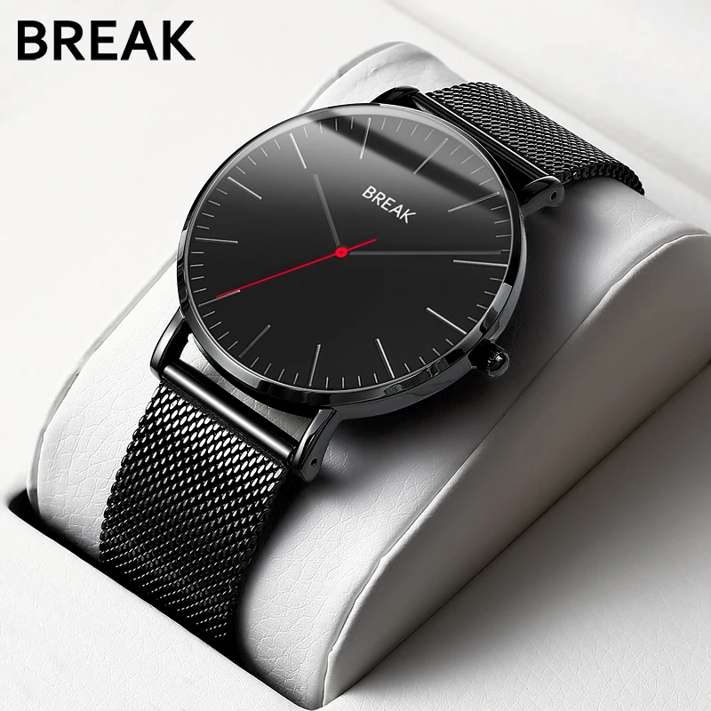 Минималистичные модные наручные часы BREAK 2019 для мужчин и женщин роскошные
