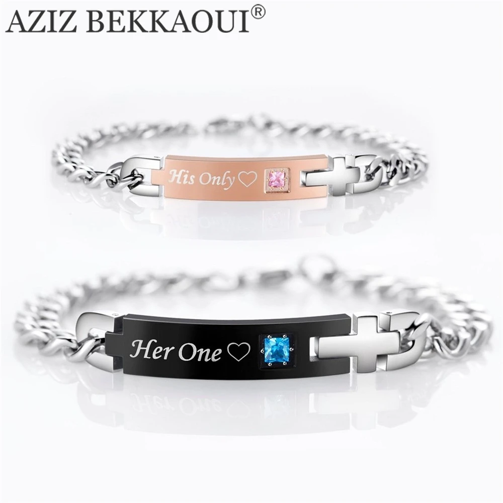 Дропшиппинг Красный Синий Кристалл Шарм Браслеты для мужчин женщин его только ее