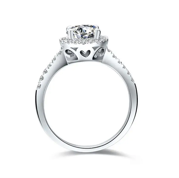Женское кольцо из серебра 925 пробы с фианитом 5 А|band ring|ring forrings for girls |