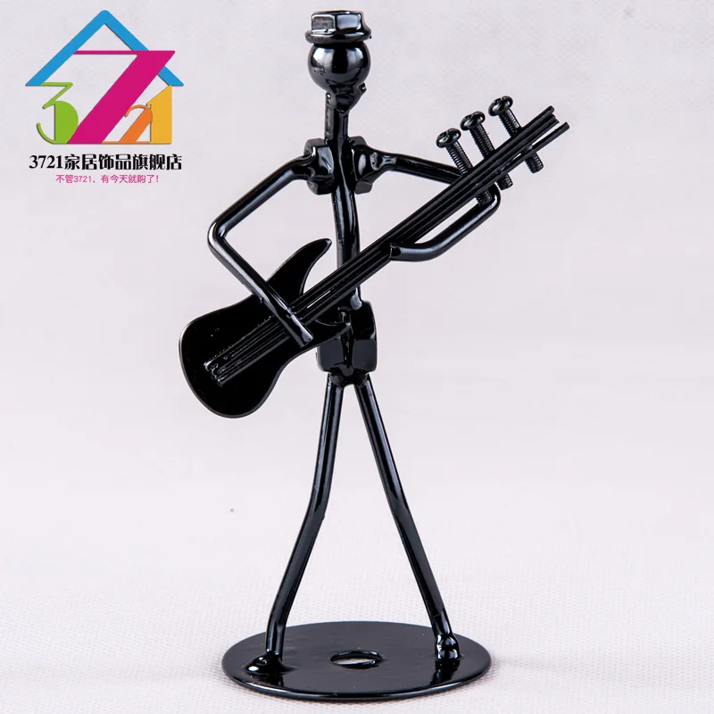 

The living room decoration Home Furnishing creative ornaments TV cabinet decorations cute crafts Ironman electric bass band