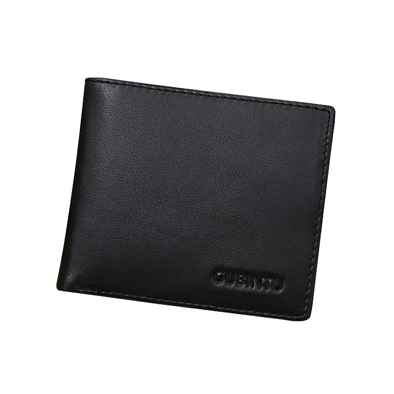 Genuine Leather Men Purse RFID Blocking Credit Card Holder Antitheft Scanning Male Short Wallet Money Bag | Багаж и сумки