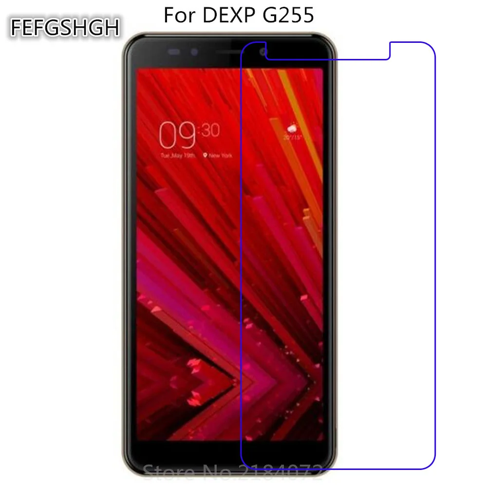 2 шт. закаленное стекло для DEXP G255 защитная пленка 9H защита экрана