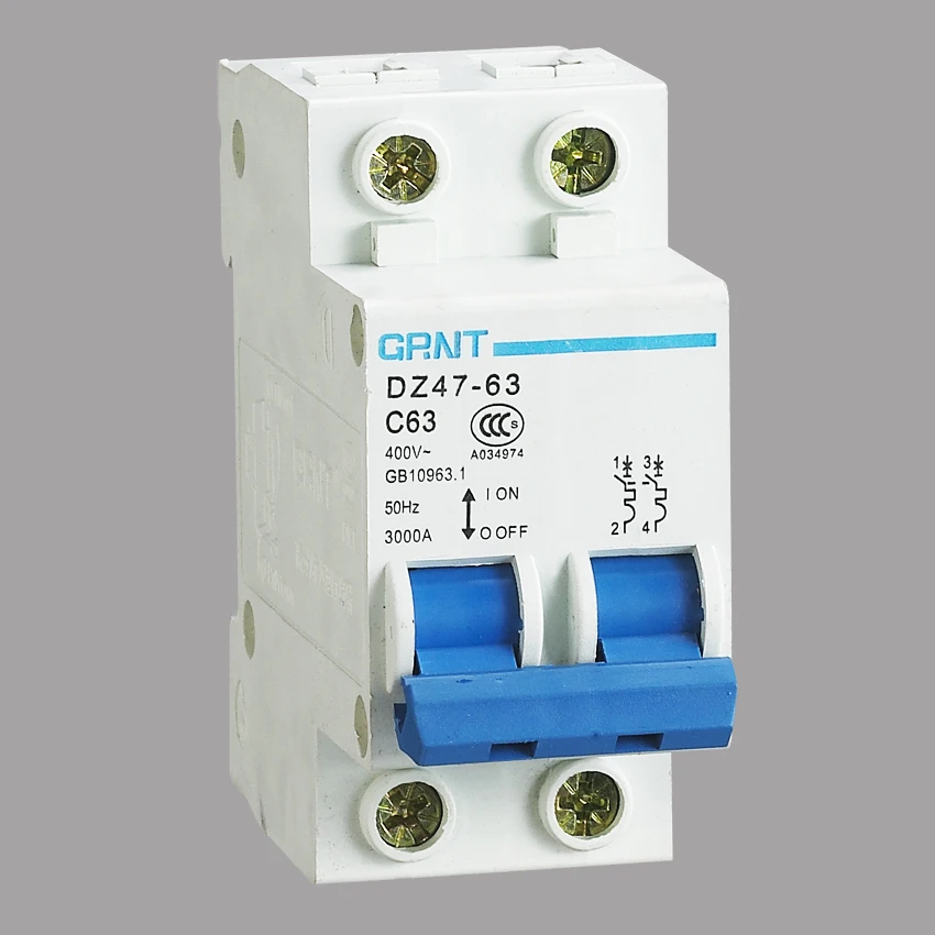 2P 6A-63A AC 400V Circuit breaker MCB C curve 6A 10A 16A 20A 25A 32A 40A 50A 63A | Обустройство дома