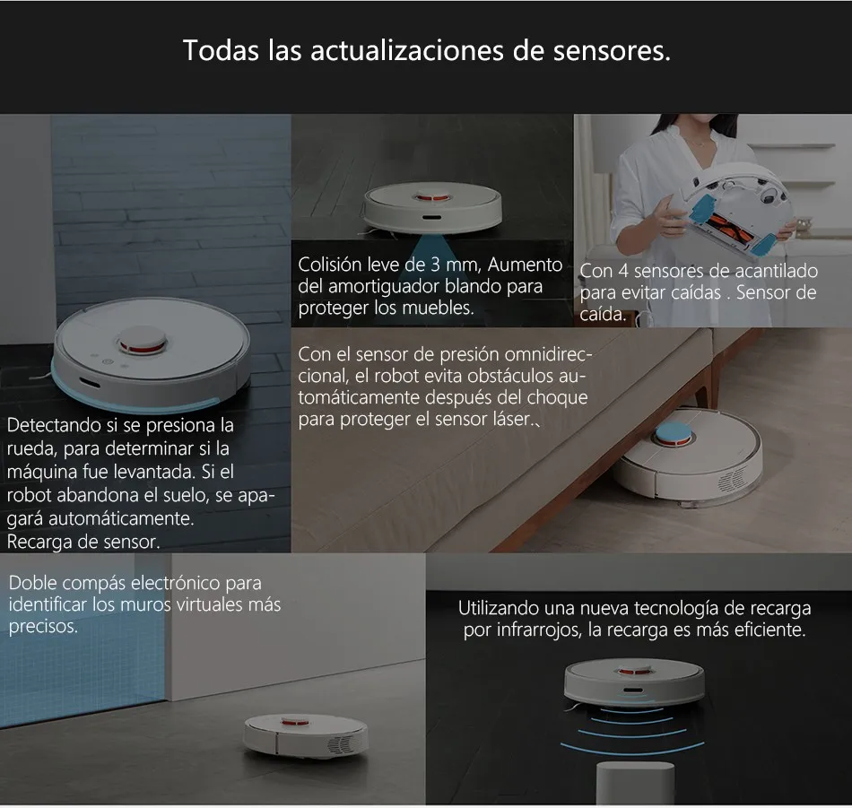Xiaomi Roborock пылесос 2 S50 S55 Автоматическая очистка заданной зоны Функция влажной уборки