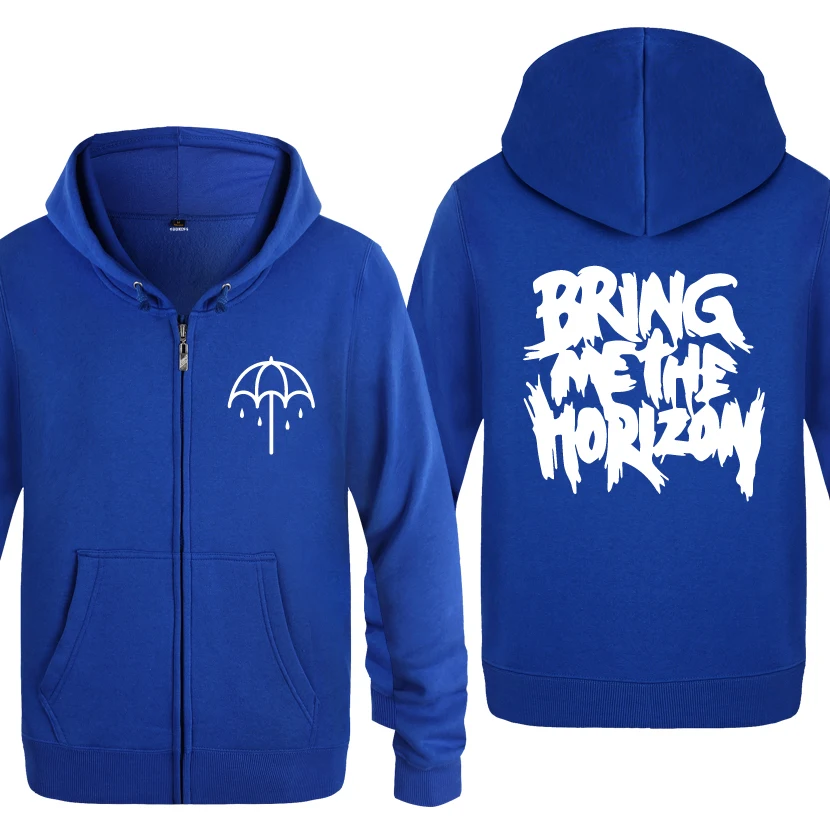 Bring Me The Horizon толстовки рок-группы мужские мужские флисовые кардиганы на молнии толстовки с капюшоном - Цвет: LAY BAT