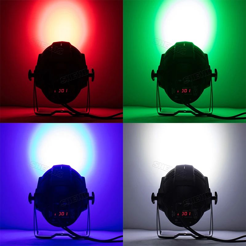 (2 шт.) светодиодный ночной клуб DMX 54x3 Par Can RGBW деловое освещение профессиональный
