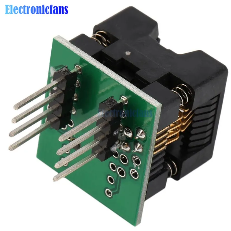 1 шт. SOP8 К DIP8 SOP8 отложным воротником DIP8 SOIC8 К DIP8 IC разъем программист адаптер гнездо для широкого 150 мил 200 мил умная электроника