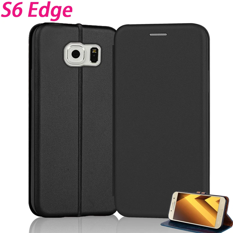 YonLinTan кожаный магнитный чехол для Samsung Galaxy S6 Edge Plus/iPhone 6 s S6edge 5 1 "Чехол-книжка