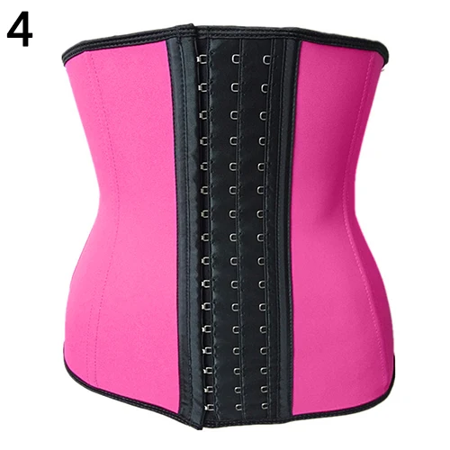 Для женщин латекса талии Cincher Тренер Корсет Underbust Средства ухода за кожей Shaper